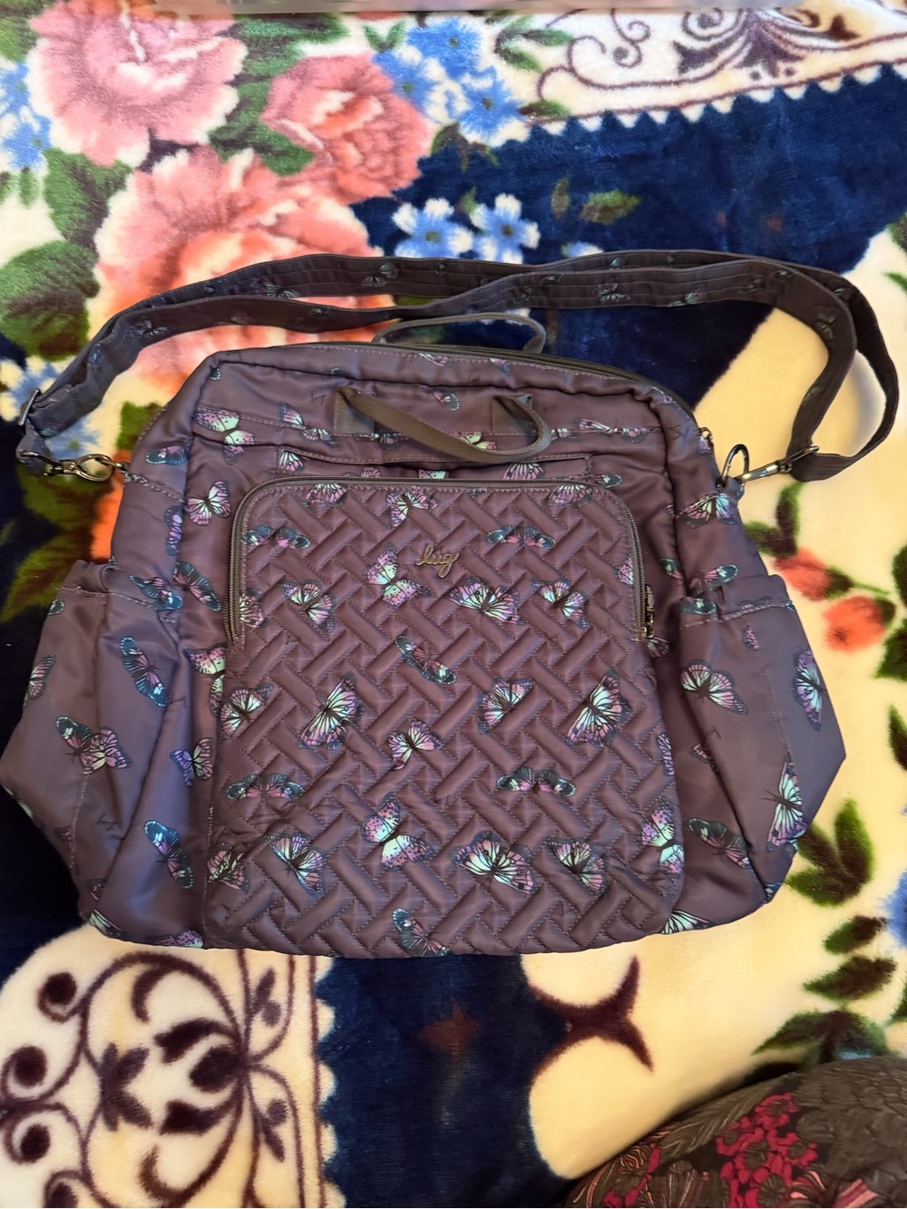 Lug Sonata, Skeeter and Rodeo wallet bundle in Butterfly Grey - Picture 8 of 16